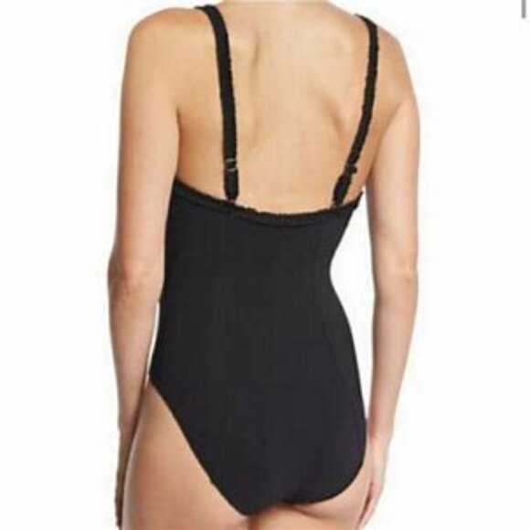 NWT TORY BURCH One Piece Ruffle Underwire Swimsuit - Picture 2 of 6